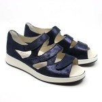 Solidus Sandaal blauw leder 75036
